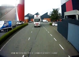 Collision évitable : l'impatience coûte cher