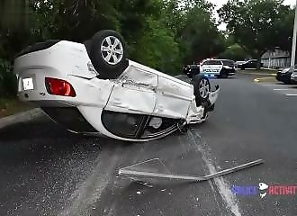 Course poursuite folle entre police et homme armé