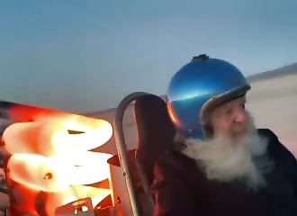 Il a fabriqué un kart de l'enfer qui fonctionne au Propane !