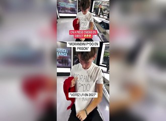 Invités par Morandini sur CNews, ils dévoilent des t-shirts chocs en direct : l'antenne coupe immédiatement