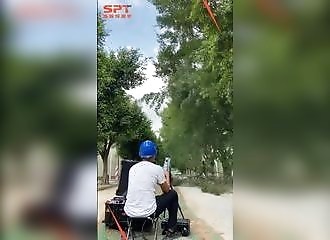 Couper les branches grâce à un laser (dangereux ?)