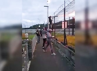 Violence before and during a Derry City - Bohemians soccer match