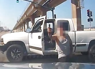 He runs a red light and shoots a disgruntled motorist