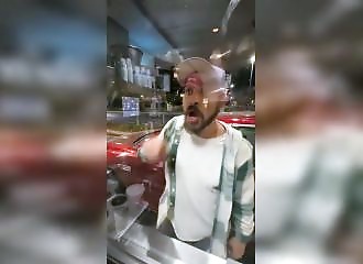 He smashes a drive-through window because his order isn't ready