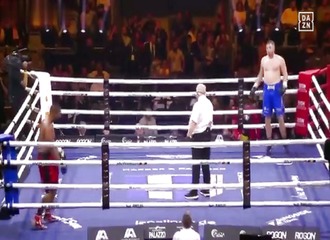 Le combat de boxe le plus court de la soirée : KO immédiat dès le premier round