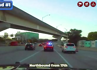 Arrested for tinted windows, he sparked a car chase worthy of GTA in Miami