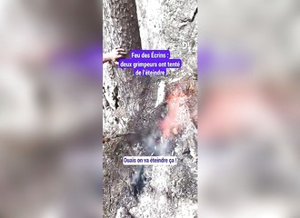 Ce feu couvait depuis plusieurs jours avant qu'ils tentent de l'éteindre