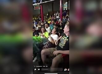 He learns the hard way that you don't touch a wrestler's bottom