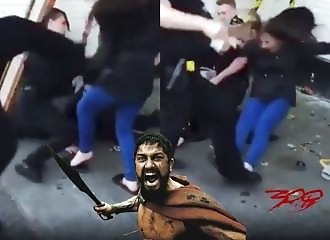 L'arrestation hilarante et chaotique de deux filles saoules en Angleterre 