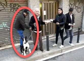  Thieves caught robbing an elderly man 