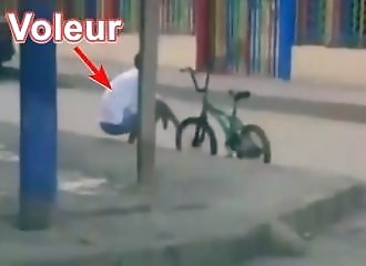 Il a trouvé un système ingénieux contre les voleurs de vélo