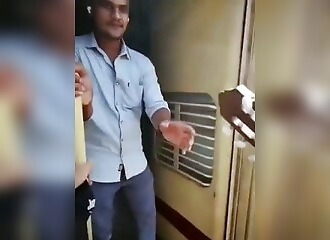 guitarist falls while trying to board a moving train