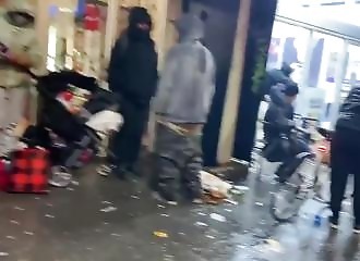 Ce n'est pas le tournage d'un énième film de zombie, mais la réalité à Seatlte