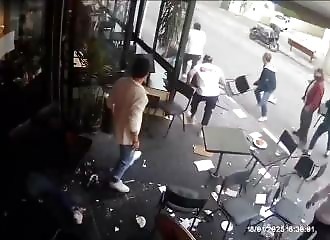 Palestinian stabs bystanders in Tel Aviv (Warning - shocking)