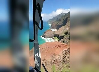 Helicopter crashes in Hawaii