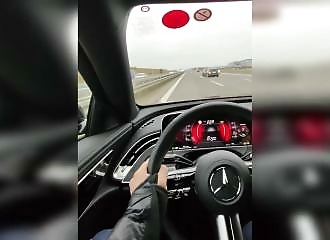 scare at 225 km/h on the autobahn