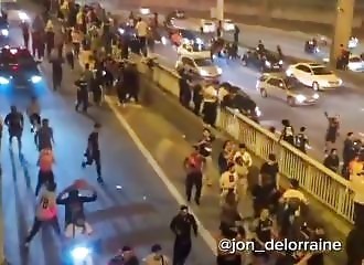 Compilation of violent clashes following PSG victory