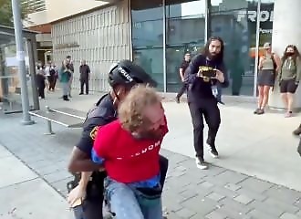 Bloody brawl between Antifa and pro-Trump at UC Berkeley