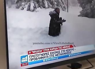 En plein direct, un journaliste crée une fake news