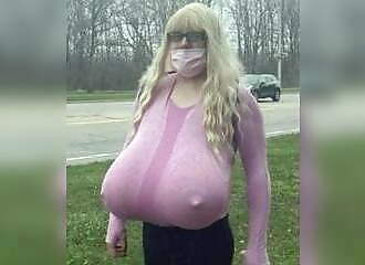 Teacher with huge fake boobs returns to classroom after being fired at first school