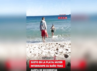 Le maître-nageur la sauve sans qu'elle comprenne pourquoi… jusqu'à voir le requin