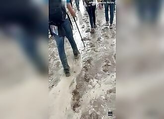 Groupe de jeunes d'une église blessé par la foudre à Utah: moment terrifiant