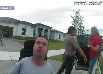 Quadriplegic influencer crashes into and spits on cops in Florida