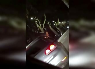 Fireworks in a car: the stupidest idea of the year