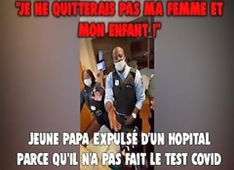 Jeune papa expulsé d'un hôpital parce qu'il n'a pas fait le test COVID