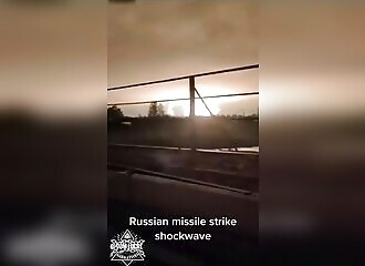 Explosion in the center of Kiev during Russian strikes