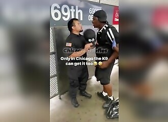 Security guard beaten in Chicago subway 