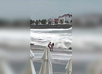 Swept away by a huge wave, she was never found