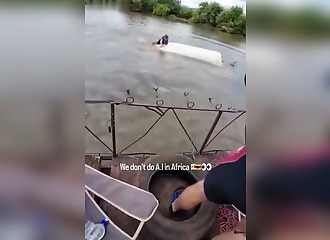 An encounter with a hippo that will remain in his memory