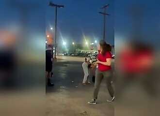 A store clerk gets smashed trying to stop a thief