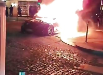A night of violence in Paris following PSG's Champions League victory