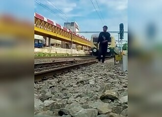 A train vlog goes wrong