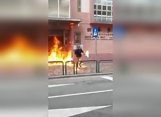 Un pyromane paye immédiatement son geste