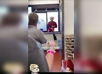 She attacks fast-food employees because they made a mistake with her order
