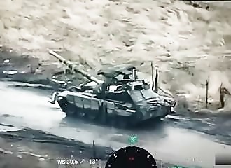 Pensiez-vous les chars russes aussi fragiles ? Un drone ukrainien en détruit complètement un