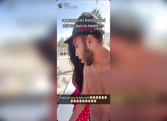 Des français tentent de prendre en photo une sculpture de sable sans payer (ça tourne mal)
