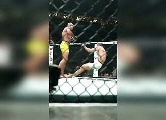 very violent KO from the first round