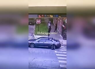 Gang execution caught on surveillance camera in Chicago (Warning - shocking)