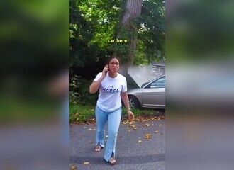 Hilarant : Compilation de tu ne peux pas te garer ici! après un accident