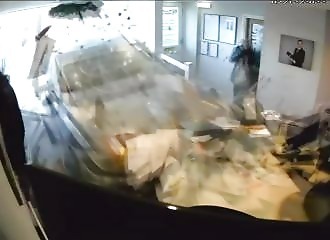 Former policeman attempts to murder his ex and his mother by driving into a funeral home