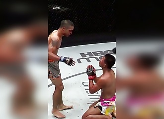 A compilation of sportsmanship moments in combat sports