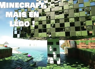 Minecraft mais les blocs sont des légos !