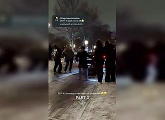 Amsterdam transformed into an ice rink: the video that's going viral