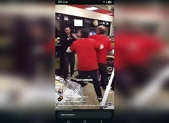 A drunk woman causes chaos and refuses to leave a store in Seattle