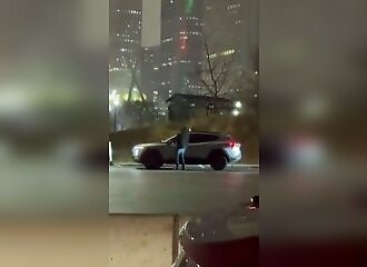 They shoot pistols into the sky to celebrate New Year's Eve