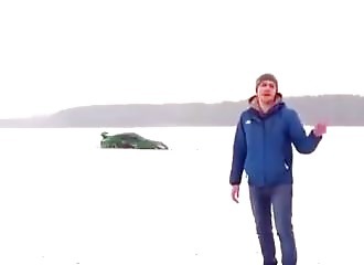 Faire des drifts sur un lac gelé (FAIL)